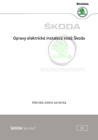 Skoda SSP - 091-Opravy_elektricke_instalace_vozu_SKODA